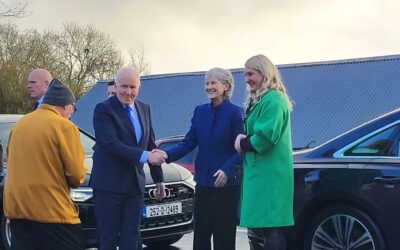 A Presidential Visit to Sheehan’s Thatched House