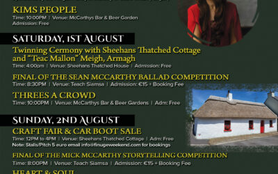 Weekend Programme of Events